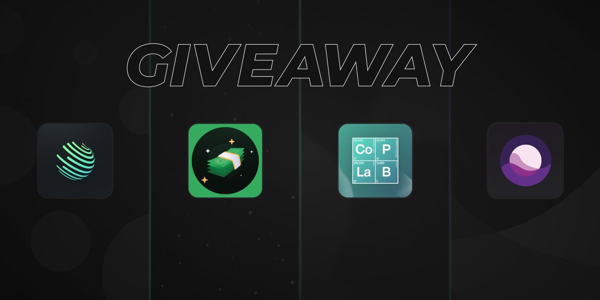 🎉 GIVEAWAY 🎉

We've partnered with a few groups that help you make money 💰

<a href="/WorldArbitrage/">WashedTL</a> - x1 Trial Key
<a href="/flipclub_io/">Flip Club</a> - x1 Monthly
<a href="/coplabio/">CopLab</a> - x1 Monthly
<a href="/Optimum_Notify/">Optimum Notify</a> - x1 Monthly

RULES
- Follow ALL accounts
- Like + Retweet
- Tag 1 friend

Ends in 48 hours
Good luck! 🍀