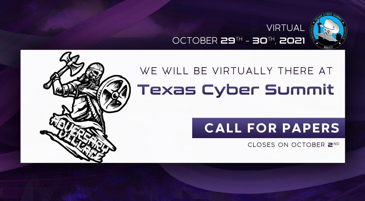 Adversary Village (@adversaryvillag) on Twitter photo Excited to announce Adversary Village will be virtually there at Texas Cyber Summit <a href="/texascyber/">Texas Cyber Summit ®️</a> this year!!!
CFP Submission URL: adversaryvillage.org/call-for-paper…
Event URL: texascyber.com/village/advers…
#texascybersummit #adversaryvillage Excited to announce Adversary Village will be virtually there at Texas Cyber Summit <a href="/texascyber/">Texas Cyber Summit ®️</a> this year!!!
CFP Submission URL: adversaryvillage.org/call-for-paper…
Event URL: texascyber.com/village/advers…
#texascybersummit #adversaryvillage