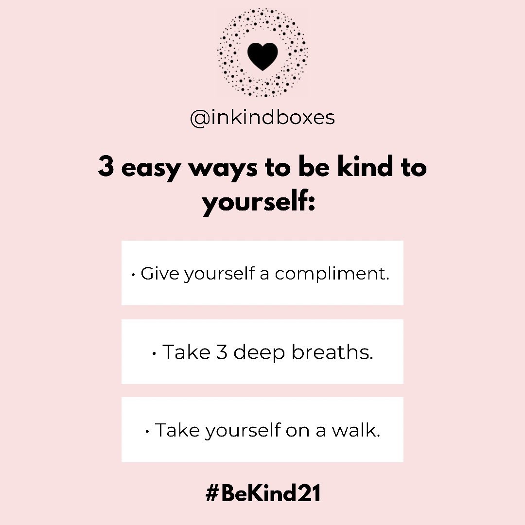 How will you be kind to yourself today?
#bekind21 #SelfCareSunday #loveyourself @BTWFoundation