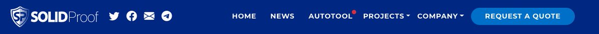 SolidProof_io's tweet image. 🔥Do you know what&apos;s coming soon?🔒

Solidproof.io

t.me/solidproof

Be updated and take a look ! 🚀

#Automatic #Autotool #SAAT #Marketing #Cryptoadventure #Unicrypt