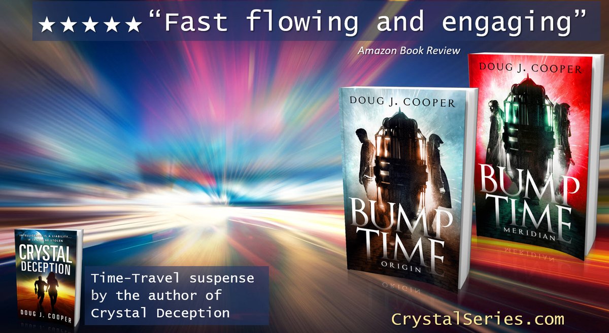 What happens when an AI plays God?
BUMP TIME ORIGIN
Time-travel Suspense by the author of Crystal Deception
Amazon: amazon.com/gp/product/B07…
Author Page: crystalseries.com
#timetravel #ian1 Books