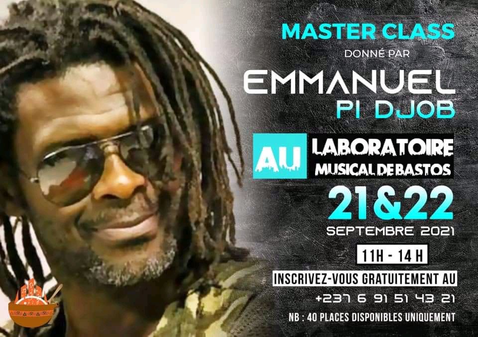 Reporter4Music's tweet photo. Un Master class sera donné du 21 au 22 Septembre 2021 par #Emmanuel #Pi #Djob auteur compositeur, interprète camerounais résident en #France, demi-finaliste de @TheVoice_TF1 en 2016. 

L'atelier se tiendra d'11h à 14h adressé exclusivement aux musiciens https://t.co/sK4CBzP0Vk