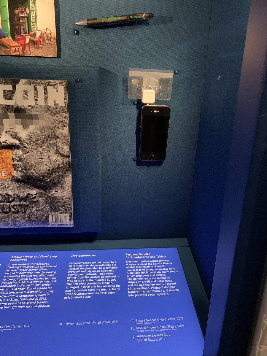 GariePeter's tweet image. In the middle of @2000F’s #TheInnovationStack and happened to run into @Square on display at the @amhistorymuseum.