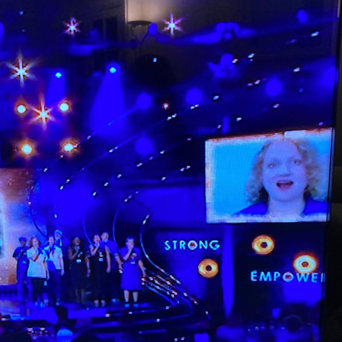 Amazing opportunity to sing with @JamesBlunt @TheSun #Whocareswinsawards and see our colleagues @Choir_NHS on stage with us on screen back up! Congratulations to all award winners. We’re in awe. #nhs #proud #thegreatest