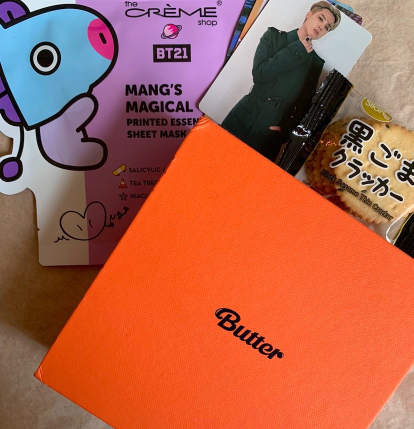 FAST BUTTER CD GA (#21) 💿🔥 

🎁: One Unsealed Butter CD w/ NO Photo Card (Peaches Version), Creme Shop x BT21 Face Mask, &amp; Freebies. 

How to Enter:
•RT

FYI:
•WW
•Shipping Included

⏰: 4 hours 😬

Good Luck Friends. (+)