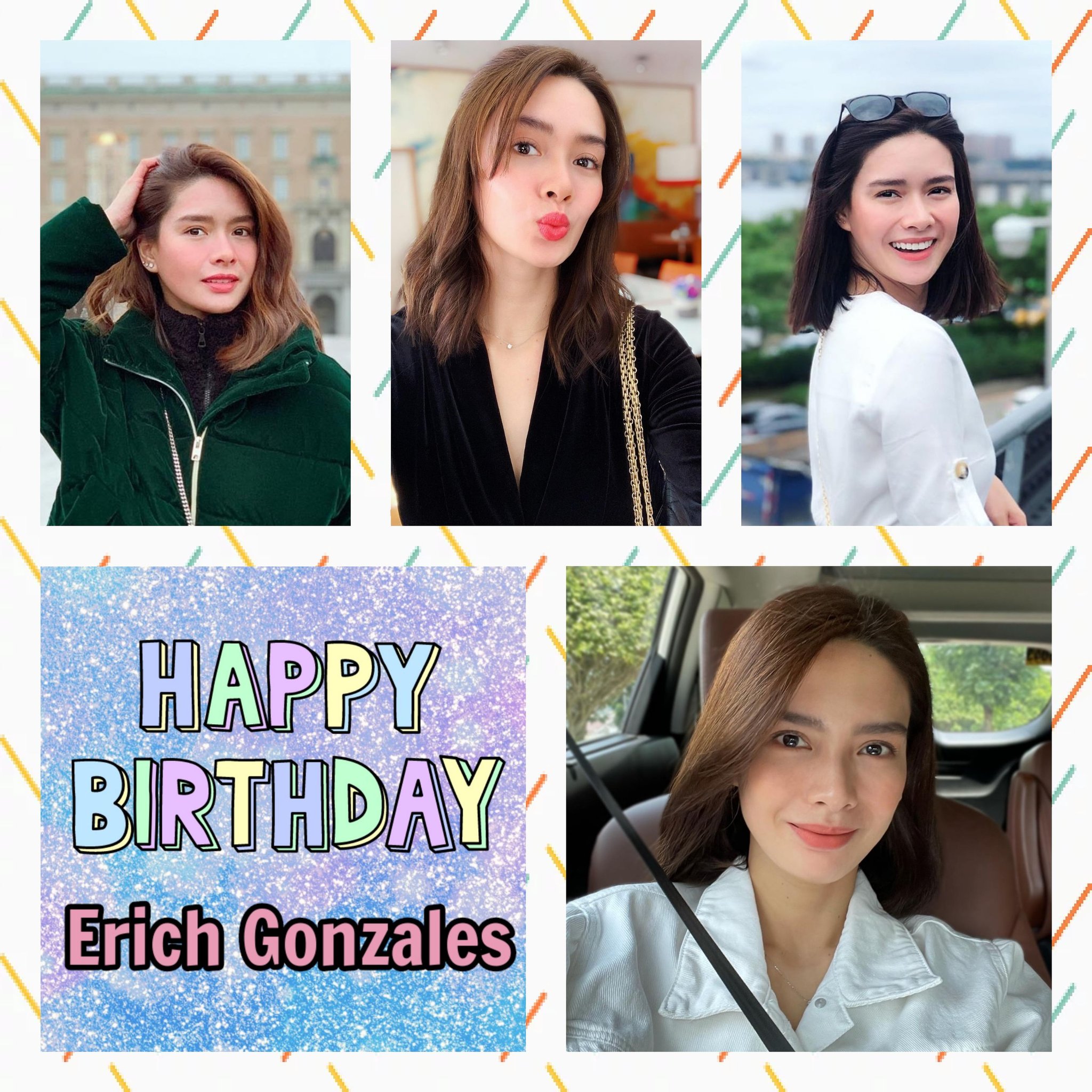 Happy Birthday Erich Gonzales, my celebrity crush    