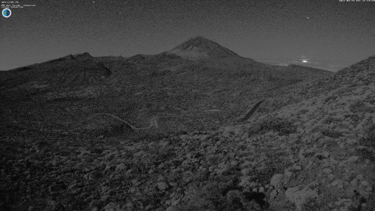 Desde el Observatorio del Teide (<a href="/IAC_Astrofisica/">IAC Astrofísica</a>), en Tenerife, también se aprecia el #VolcánLaPalma
