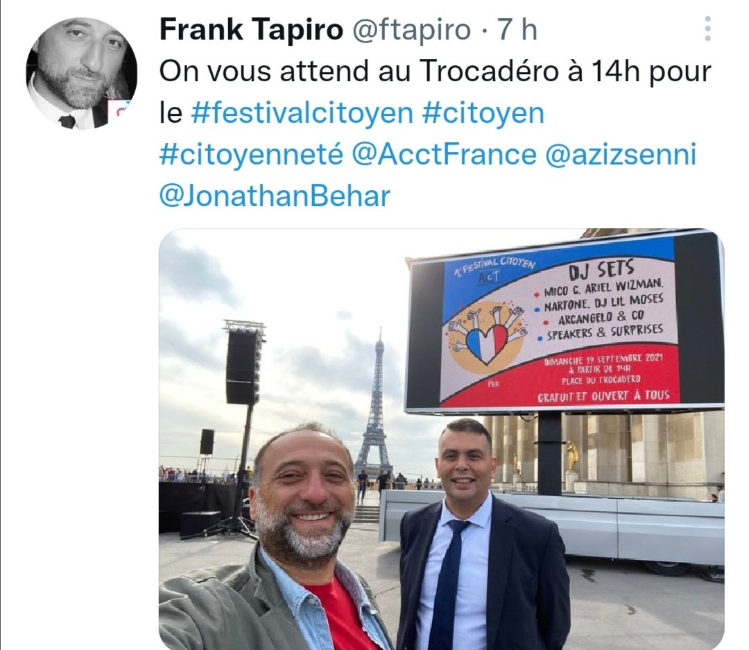 langlois_manu's tweet photo. #Paris #trocadero 23 h #festivalcitoyen #ProPassSanitaire #tapiro et #azizmachin attendent toujours les premiers participants... L'écran géant à été démonté et le mur sonore emporté... https://t.co/qFoAAhnWfw