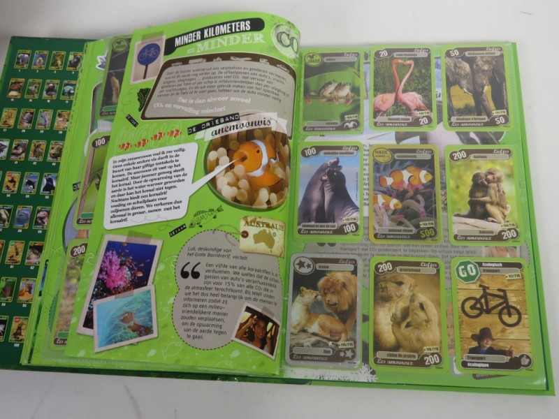 Wie kent deze kaarten nog die je vroeger kon sparen in Delhaize?