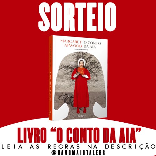 handmaidstalebr's tweet photo. 🚨 SORTEIO DO EMMY 🚨
Quer ganhar o livro "O Conto da Aia"?

📍REGRAS:
• Seguir o perfil @handmaidtalebr 
• Dar RT nesse tweet (sem citar)
• Marcar dois amigos nos comentários 
📍Resultado dia 22/10

*Válido apenas em território nacional
#HandmaidsTale #Emmys https://t.co/IO0Fwpbpkd