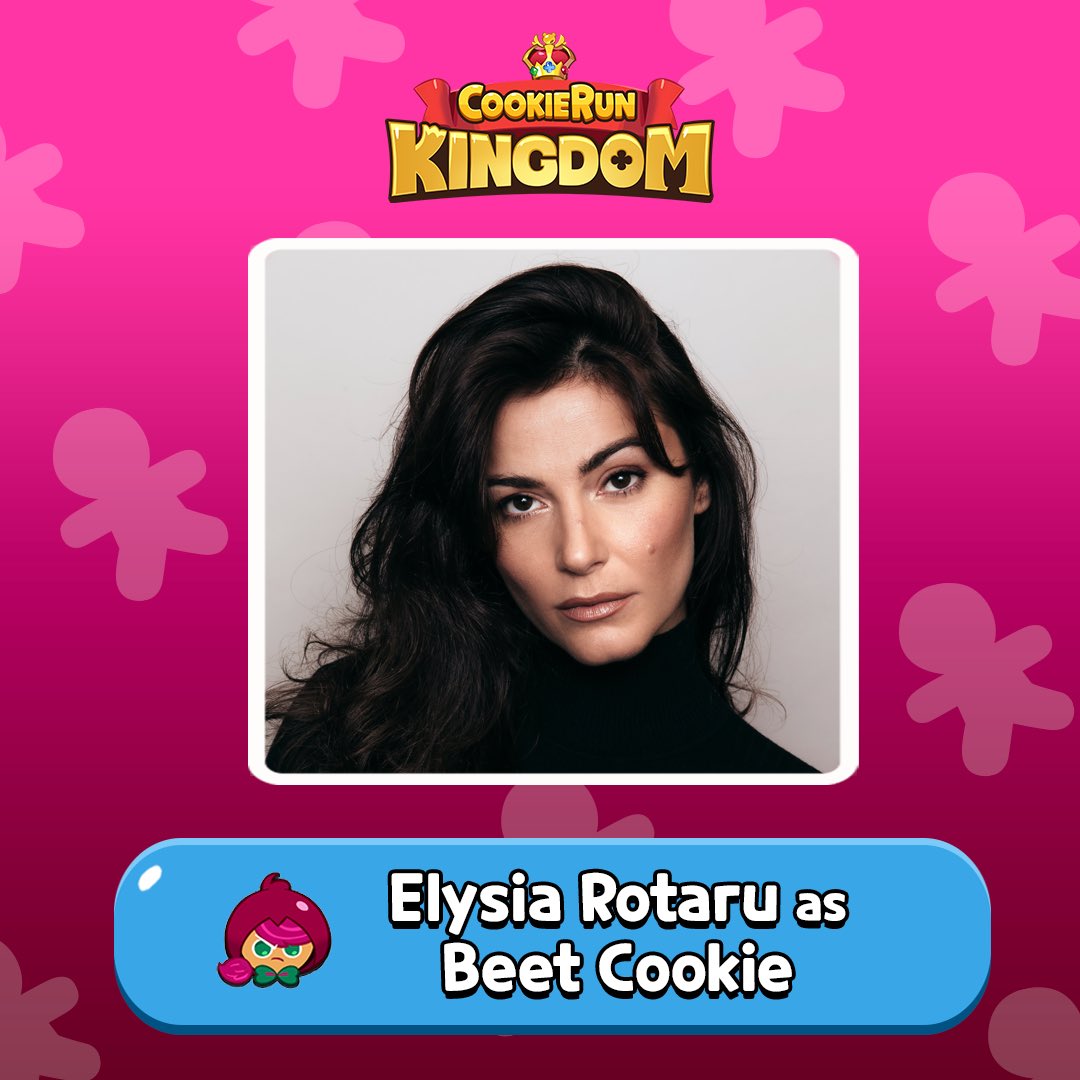 Elysia Rotaru (@elysiarotaru) on Twitter photo Beyond excited to bring my voice to the iconic #beetcookie in <a href="/CRKingdomEN/">CookieRun: Kingdom</a>
Hope Y’all enjoy it 🙌🏼 & #Shoutout to <a href="/RosannaPansino/">Rosanna Pansino</a> as #carrotcookie 🥕 Beyond excited to bring my voice to the iconic #beetcookie in <a href="/CRKingdomEN/">CookieRun: Kingdom</a>
Hope Y’all enjoy it 🙌🏼 & #Shoutout to <a href="/RosannaPansino/">Rosanna Pansino</a> as #carrotcookie 🥕