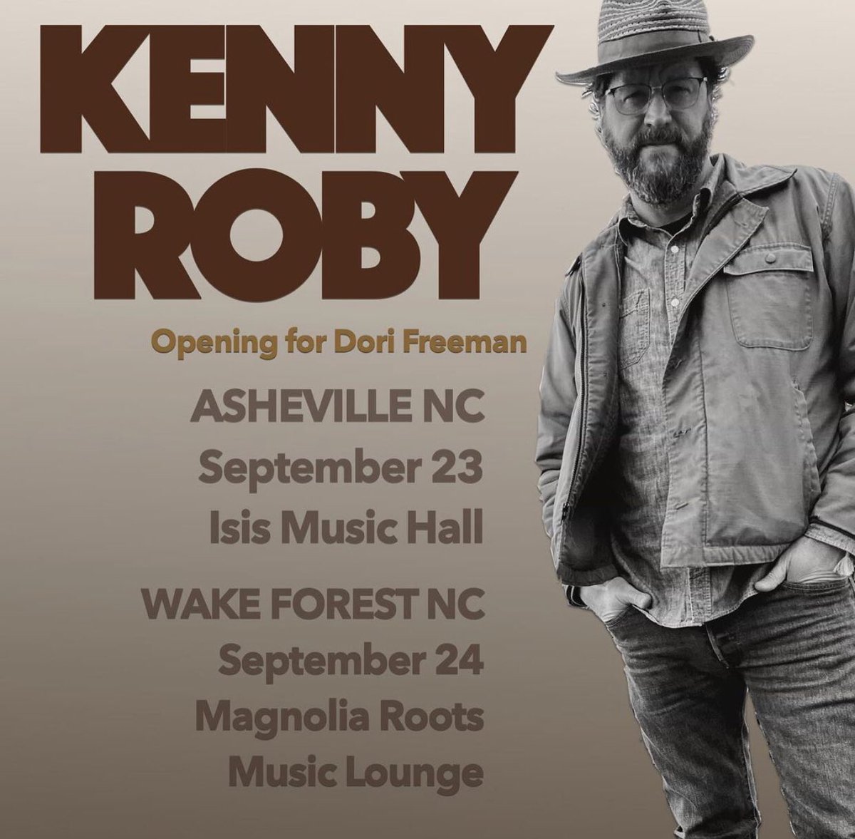 Playing with the magnificent <a href="/doriFreeman/">Dori Freeman</a> in Asheville and Wake Forest NC this coming week. See y’all there! <a href="/WFListeningRoom/">The Wake Forest Listening Room</a> #isismusichall #wakeforestlisteningroom