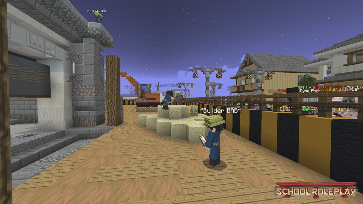 roleplayhubmc's tweet photo. Karakura development have constructed a new warehouse and powerplant in town. Nearby citizens lend a helping hand to assist the construction workers.

DISCORD: https://t.co/hqFTJa8X3F
IP: https://t.co/GoNOFNYvz3

#Minecraft #SchoolRoleplay #Roleplay #MinecraftRoleplay https://t.co/nKFz0ZOaFe