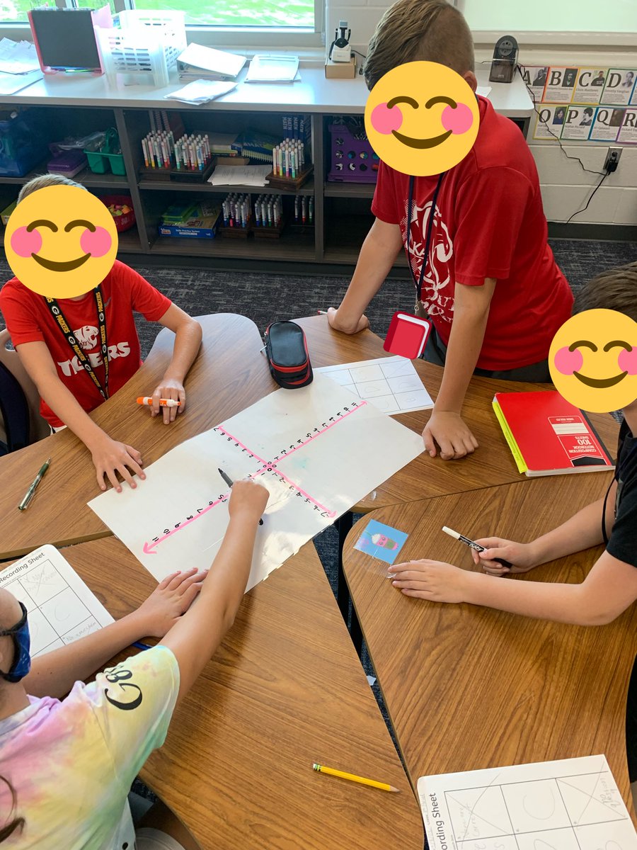 Ms_Sanders_'s tweet photo. Super fun things going on in our math classroom these past two weeks!! We graphed in all four quadrants, completed a gallery walk to analyze graphs, and ordered integers on a number line! #wearehaskett #sixthgraderules #sixthgrademath #mathisfun @rsquared145 @Kimberly111316 https://t.co/RY4EMFKWwN