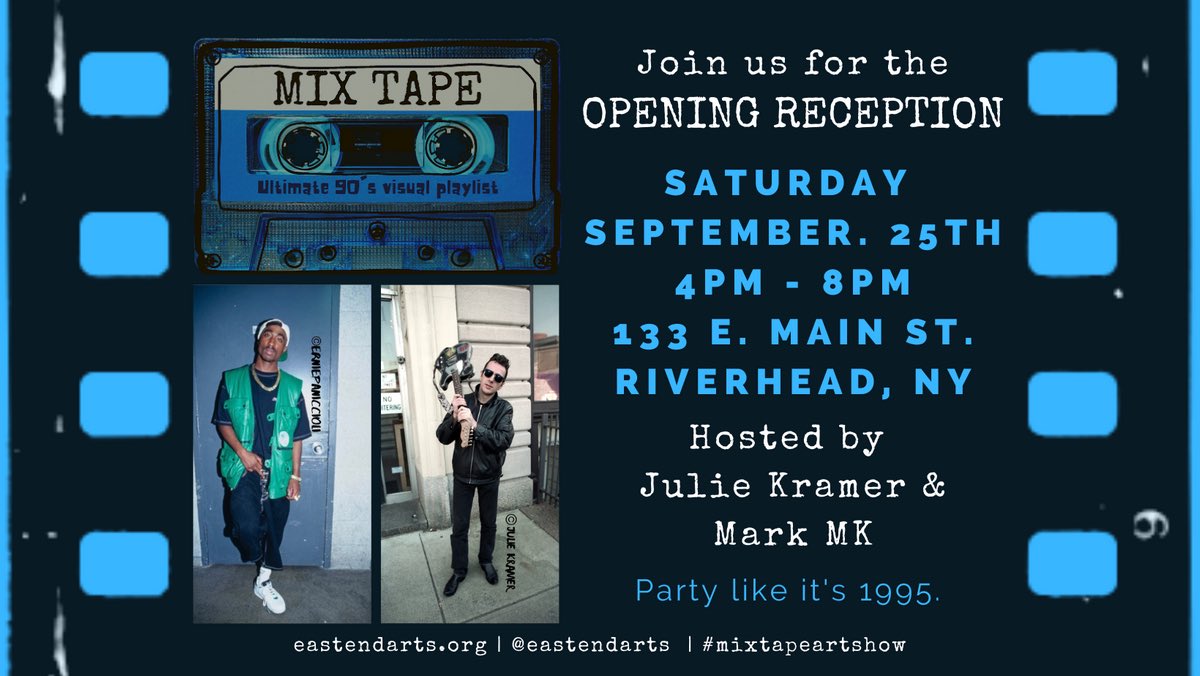 kramerstudios1's tweet photo. Less than a week away September 25th opening reception 4-8pm.     @eastendarts #mixtapephotoshow https://t.co/Xb88WABW8d