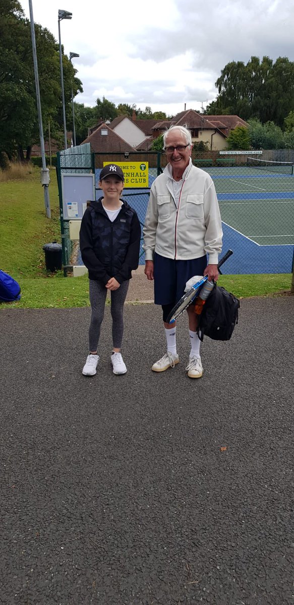 The spirit of our Adult and Child competition - 10 year old Chloe with Frank, 92. 👌