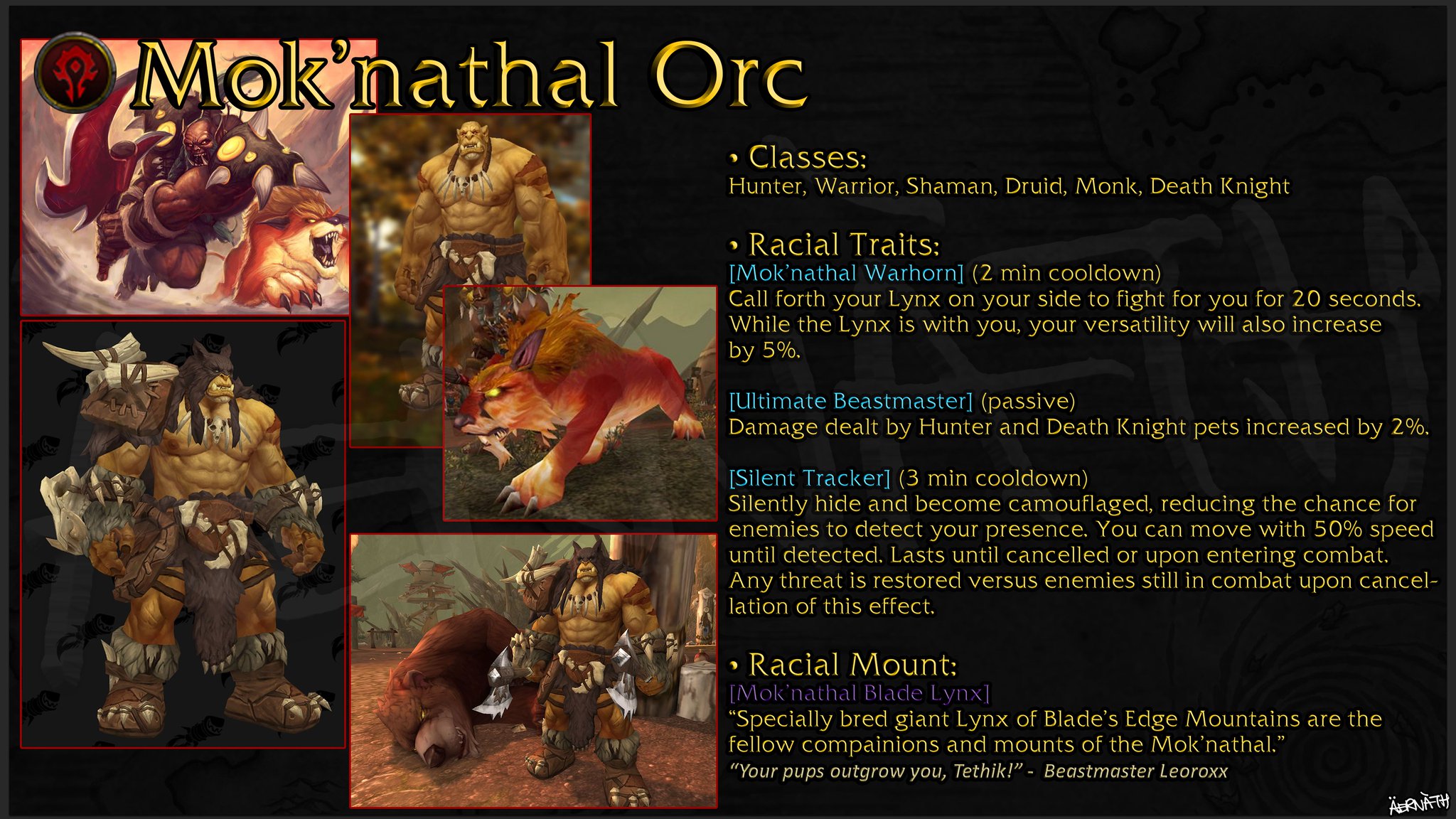 Slayer Aernath on X: @Skoll_Shorties I also gave Druid to Moknathal in my  concept too! t.coHS4vo6lpN9 t.coLXfaGZFeam  X