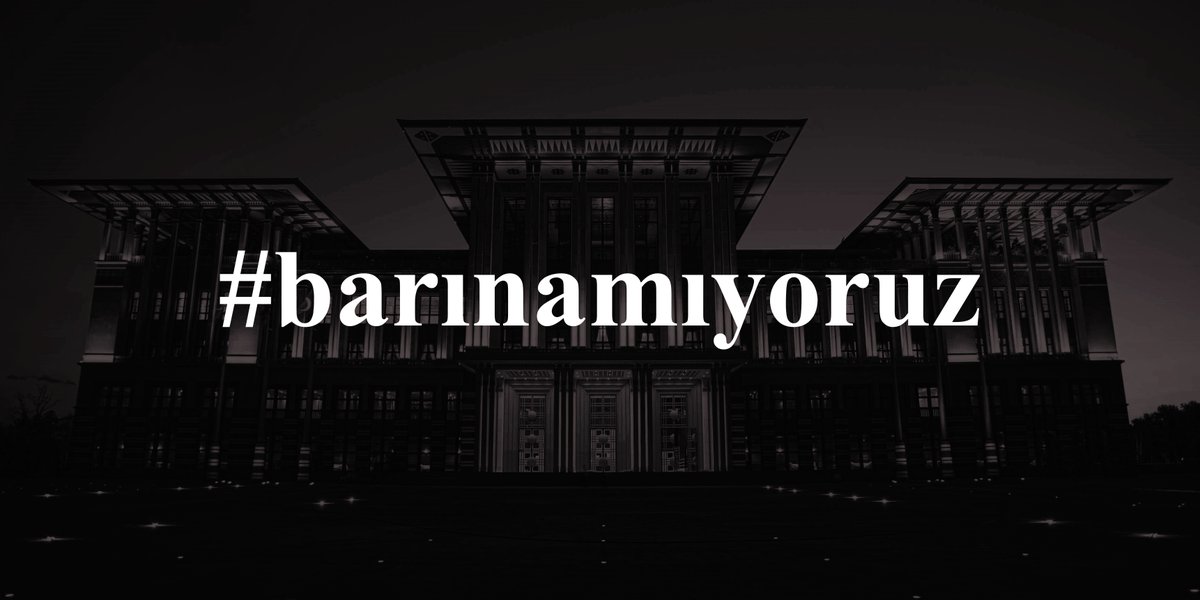 Önce ellerimizden özgürlüklerimizi aldılar. Sonra hobilerimizi, eğlencemizi, zevklerimizi aldılar. Bugün ise temel ihtiyaçlarımıza erişmek bile lüks oldu. Ülkenin bütün kaynakları AKP, Erdoğan ve çevresine akarken bize kalan açlık, yoksulluk ve yurtsuzluk oldu. 
#barınamıyoruz