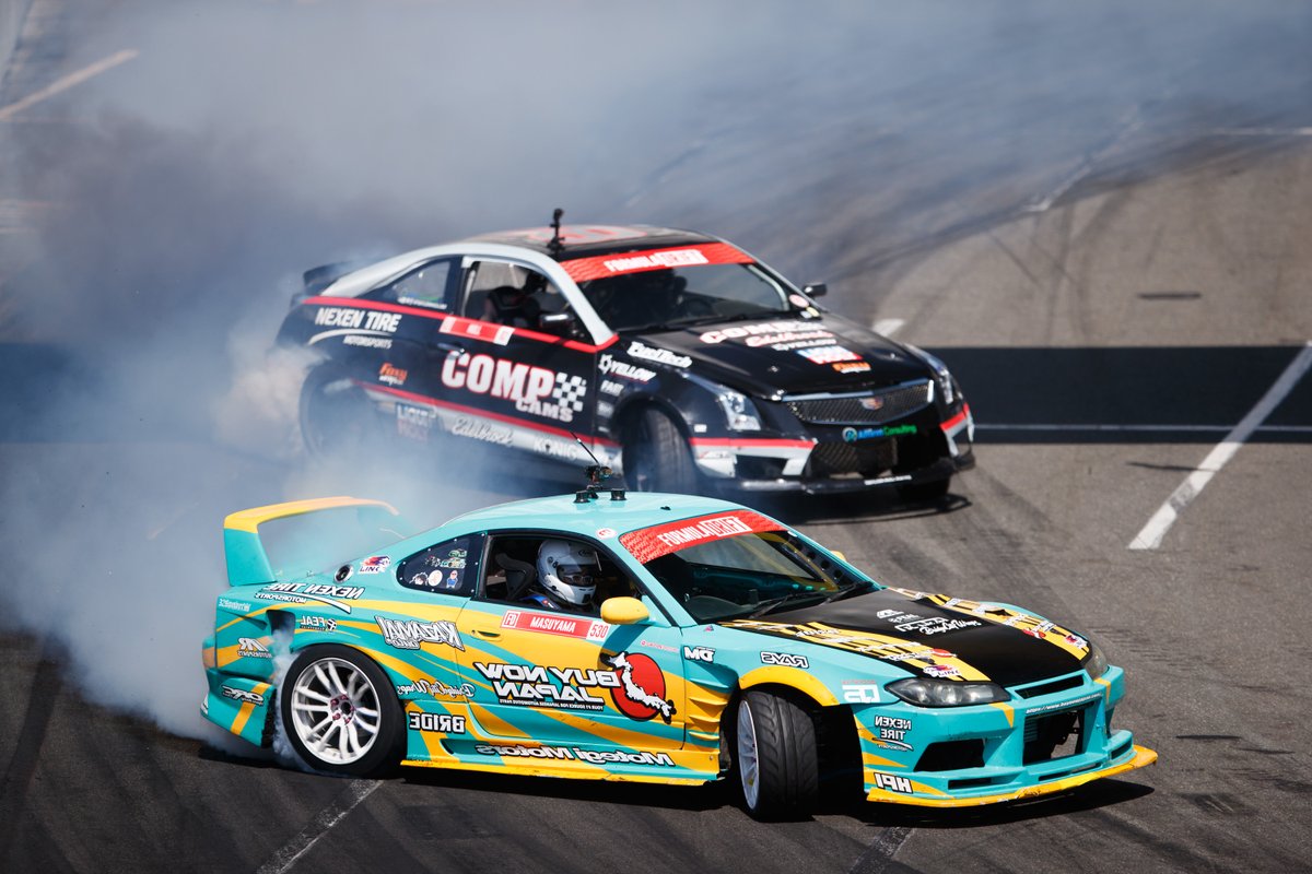 NexenTireUSA's tweet photo. What was your favorite battle from yesterday's #FDLB?#NexenTires #NFeraClub #NFeraSUR4g #Drift https://t.co/Vesa5dc6Mc