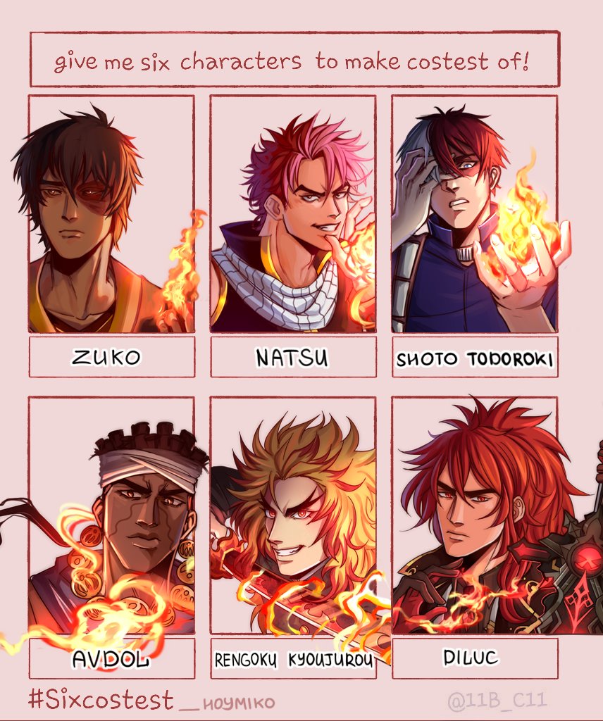 LET'S GO FIRE NATION🔥
#SixFanarts #SixFanartsChallenge