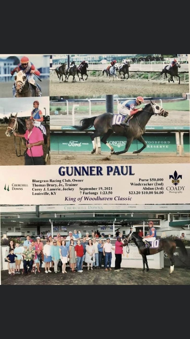 Gary Palmisano on X: About 12 members of the @ChurchillDowns Racing Club  who never owned a horse before the club had a goal to take the next step in  ownership. They created