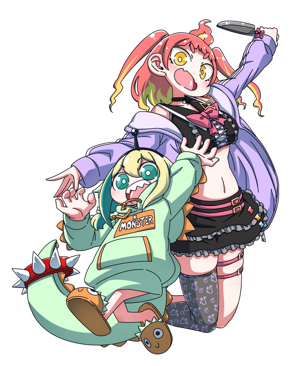 1000ふぁぼありがとうございます!!!
⚡🦌の2人だけだとこんな感じ 