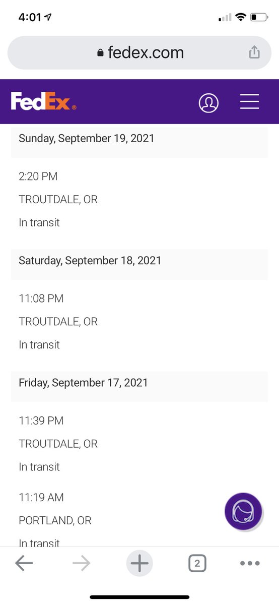 jaychadney's tweet photo. @fedex my package was supposed to be delivered in Portland on Thursday. Instead on Friday it went to another city (Troutdale) and has been there since. You guys just scan it and it still stays there. What gives? https://t.co/T4CEH1AUdZ