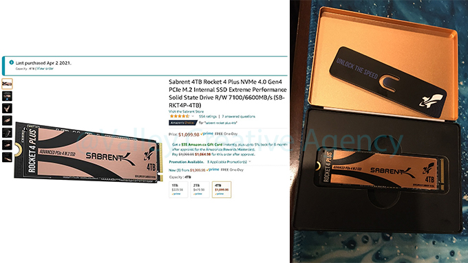 Canada_Website's tweet image. In April 2021 I was already prepared for the new Sept 2021 #PS5 update

Finally allowing the use of M.2 slot

Purchased the Sabrent 4TB Rocket 4 Plus NVMe 4.0 Gen4 PCIe M.2

.
#PlayStation5 #PlayStationupdate #PS5Share  #VideoGamesDay #videogame #Twitter #Sabrent #SSDforGaming