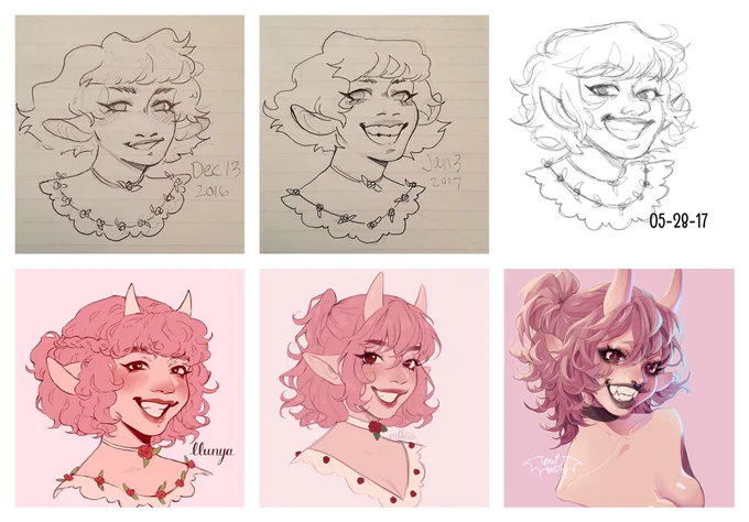 heres my progress through the years 🥴 