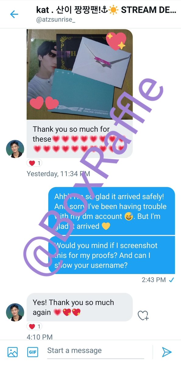 BoxRaffle's tweet photo. Winner received prize πβΊ
#BoxRaffleProof https://t.co/mWJPo3NQam