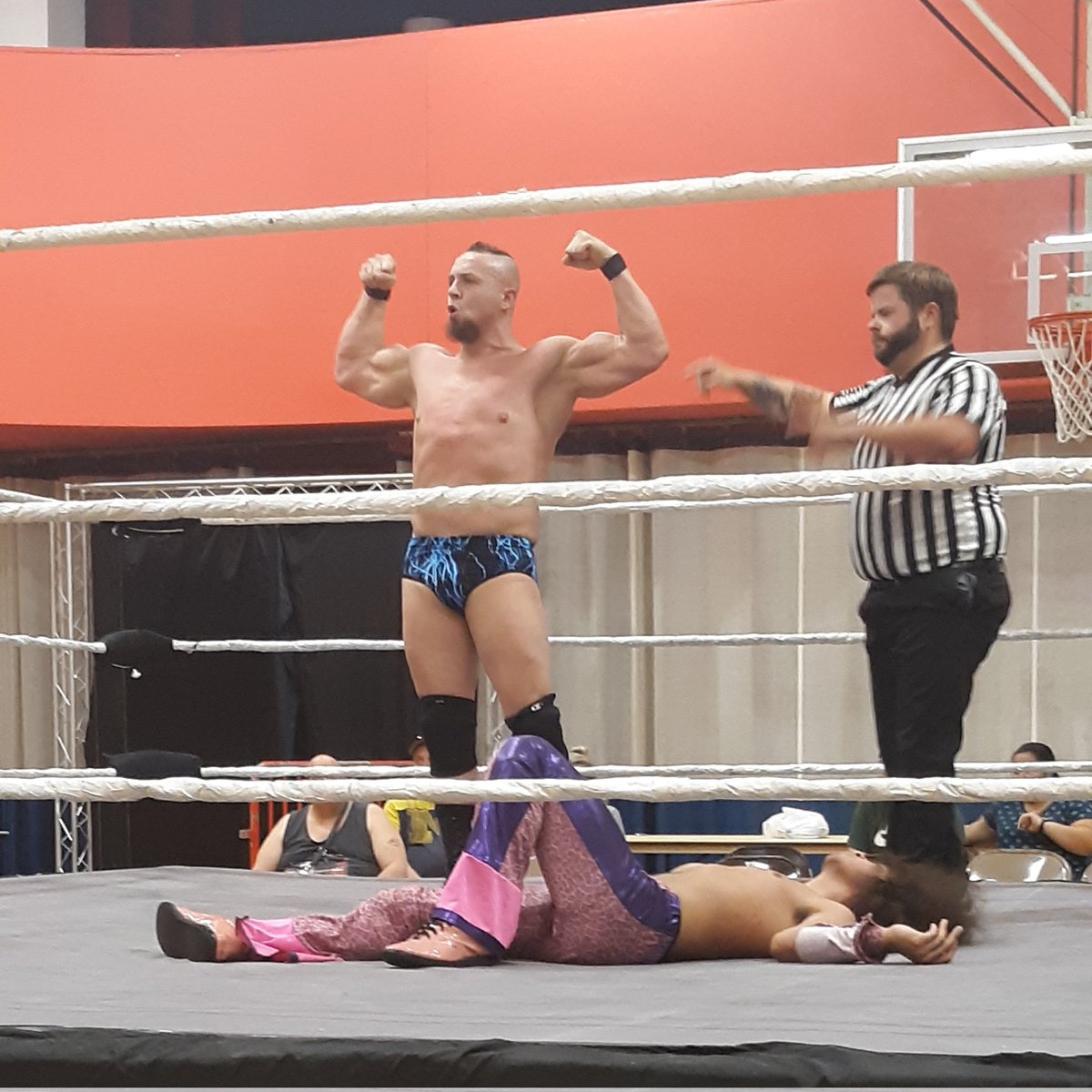 At Brawl, Ladon Sanders thought he was the newest member of the Gold Team after being offered a spot recently. It turns Jeremiah Goldmain wanted to humiliate Sanders by bringing the destructive Chad Alpha. With Brutus Atwell, Kyler Coleman, and Alpha who can stop the Gold Team?