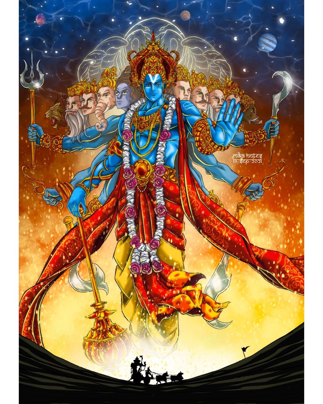 Lord Krishna Virat Roop Hd Phone Wallpaper Pxfuel vrogue.co