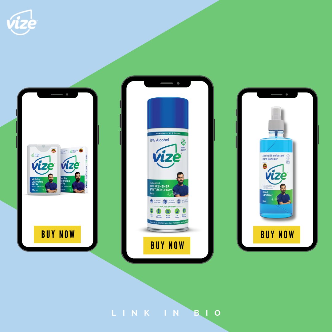 VizeCare's tweet photo. What are you waiting for? Shop now for Vize's hygiene range and keep your loved ones safe from germs! https://t.co/9AMUQi6qx3