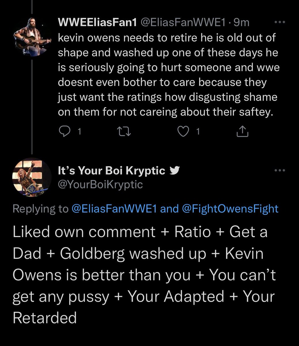 YourBoiKryptic2's tweet photo. @FightSteenKO @TangoSnlpes @HeelBrianx Yeah it was cause of this 😒 https://t.co/CivwHsjgyS