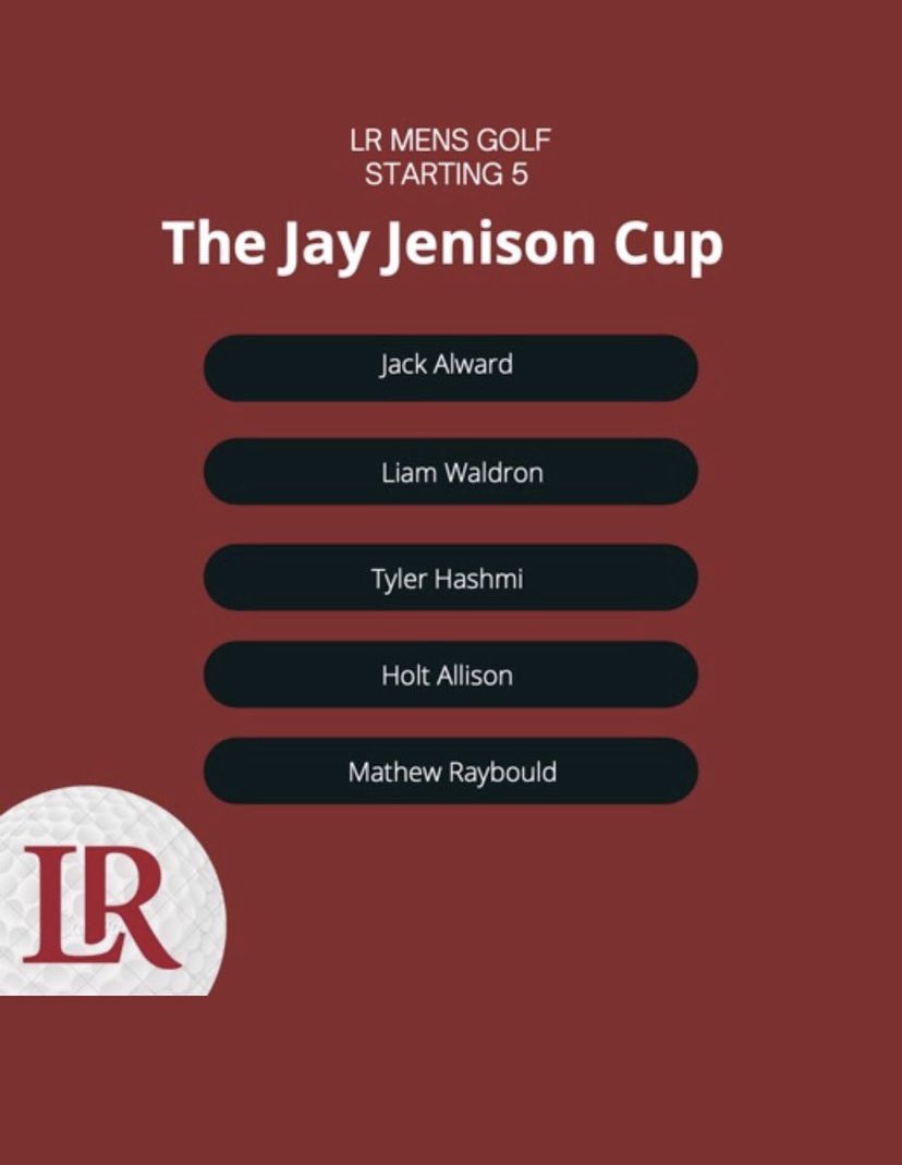 Starting Lineup for the Jay Jenison Cup <a href="/worldgolfvillag/">World Golf Village</a> Our Bears tee off at 8am #weareLR #letsplayball