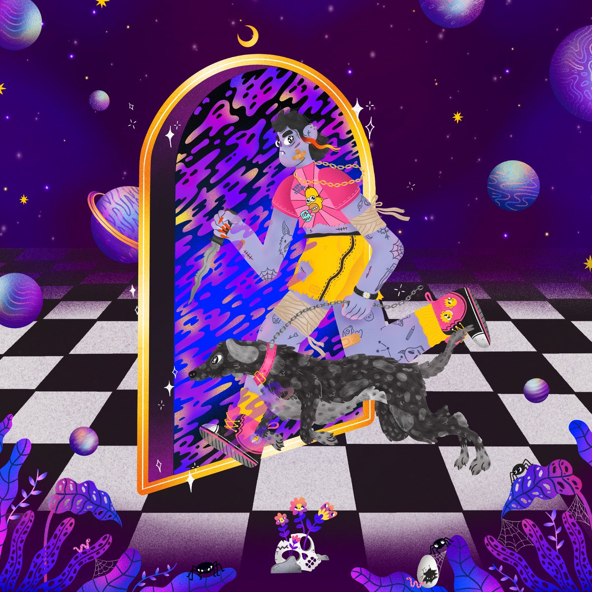 👁️ Run like hell 👁️ 
My genesis #nft still waiting for bids at @withFND and now with a super lower price 🌈0.2 ETH ($667)🌈

🙏I hope this piece reaches the right hands 🙏
🔴RTs are appreciated 🔴

Thank you!
#nftcollector #NFTs #cryptoart #FoundationNFT 

foundation.app/@vinotintooo/r…