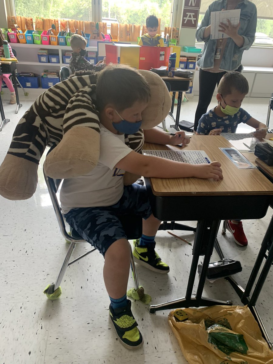 Number Charts and stuffies. #thinkingpartner #numbers #THRIVEin65