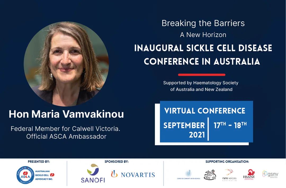 ASCA would like to thank @MariaVamvakinou for believing in us and supporting people living with sickle cell disease and their families. Hon Vamvakinou has been supporting people impacted by Sickle Cell Disease way before we ASCA became a charity. #Ascaconf2021