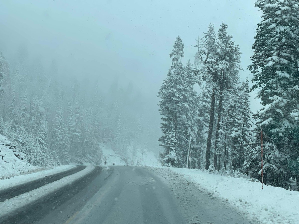spann's tweet photo. West Yellowstone today… photos from Dan and Phyllis Britt https://t.co/jRtCvTfxPk