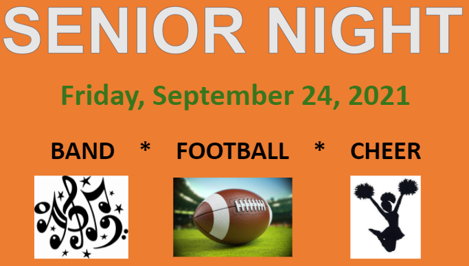 This week in sports…
The football team hosts Adair County for senior night on Friday.  Seniors will be recognized from the football team, the band and the cheerleaders.