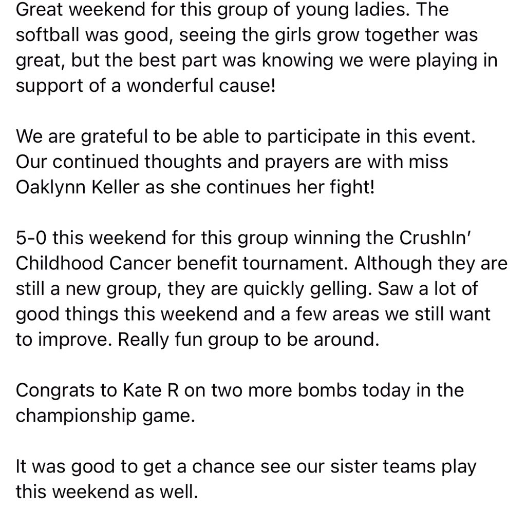 WVDusters04's tweet image. Good weekend for this group of young ladies, 5-0 on the weekend. But the best part was supporting such a great cause!
