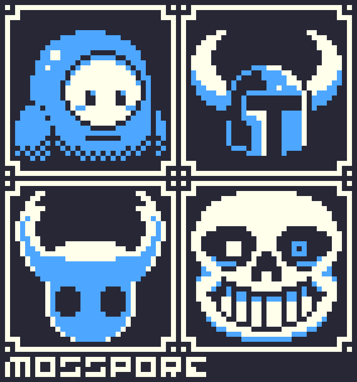 4 Blue Indie Characters
#pixelart #FallGuys #ShovelKnight #HollowKnight #Undertale