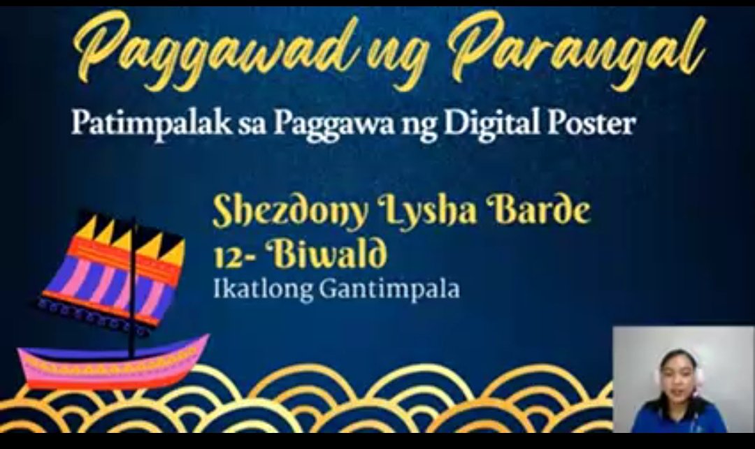 biwaldbabies's tweet photo. Congratulations to @ShezdonyB for claiming 3rd place for the Buwan ng Wika Digi-Art Poster Making!

Job well done, Shey!! https://t.co/Gg1m3hDqJo