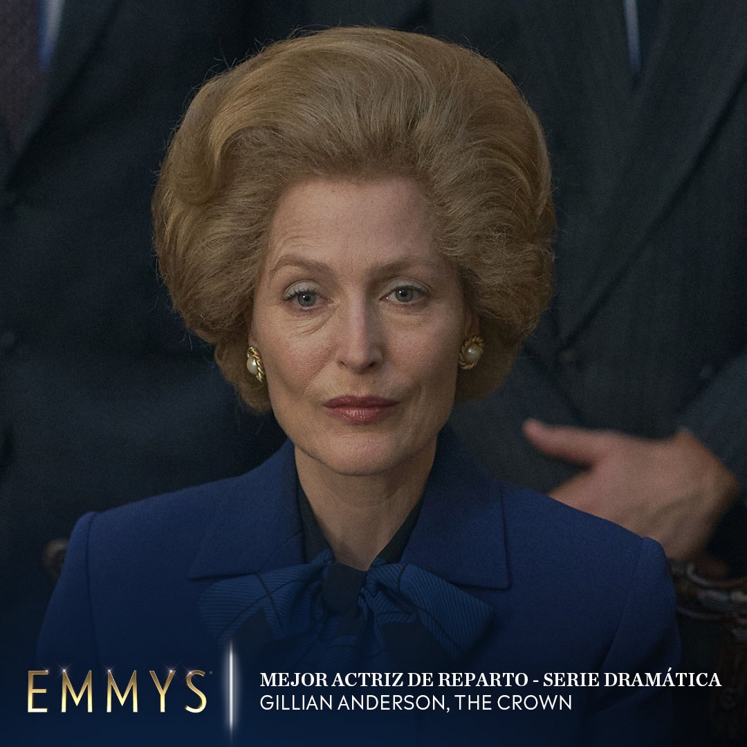 TheImperioComic's tweet photo. Mejor actriz de reparto en serie dramática: la espectacular @GillianA ¡Merecidísimo! https://t.co/KytxirKoRV