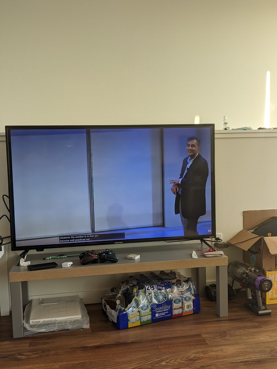 So the husband (who doesn't listen to #AfterHours) randomly picked a lecture to watch and without even looking at the screen, I just knew it was <a href="/desaimihira/">Mihir A. Desai</a> !!