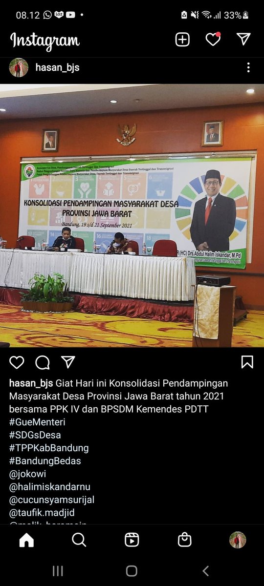 hasan Basri (@basribjs) on Twitter photo Konsolidasi Pendampingan Masyarakat Desa Provinsi Jawa Barat bersama PPK IV dan BPSDM Kemendes PDTT tahun 2021
#GusMenteri
#SDGsDesa
#BandungBedas
<a href="/jokowi/">Joko Widodo</a>
<a href="/halimiskandarnu/">ABDUL HALIM ISKANDAR</a>
<a href="/CucunA44/">cucun syamsurijal</a>
<a href="/taufikmadjid71/">IG : taufik.madjid</a>
<a href="/malik_haramain/">malikharamain</a>
<a href="/imansyukri/">Iman Sukri</a>
@yusradaridesa
<a href="/tppkemendes/">TPP KEMENDES</a>
@kemendespdtt Konsolidasi Pendampingan Masyarakat Desa Provinsi Jawa Barat bersama PPK IV dan BPSDM Kemendes PDTT tahun 2021
#GusMenteri
#SDGsDesa
#BandungBedas
<a href="/jokowi/">Joko Widodo</a>
<a href="/halimiskandarnu/">ABDUL HALIM ISKANDAR</a>
<a href="/CucunA44/">cucun syamsurijal</a>
<a href="/taufikmadjid71/">IG : taufik.madjid</a>
<a href="/malik_haramain/">malikharamain</a>
<a href="/imansyukri/">Iman Sukri</a>
@yusradaridesa
<a href="/tppkemendes/">TPP KEMENDES</a>
@kemendespdtt