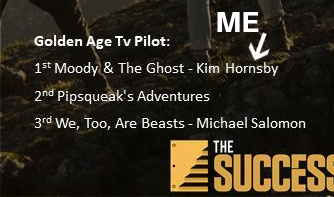 Moody &amp; The Ghost for the WIN!

So proud of this Pilot that showed it's spooky colors at <a href="/ScriptSummit/">Script Summit</a> to win 1 Hour Pilot Golden Age category!!!!!!!!!!!!!!!!!!!!!!

Thanks my friends for encouraging me to embrace my golden-ness!

Congrats to all those celebrating a win today!
