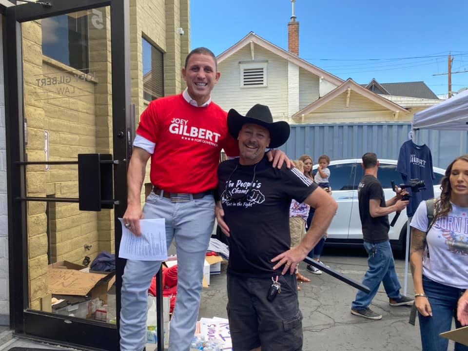 GilbertGovernor's tweet photo. Thank you to everyone who came out to protest the tyrannical and unconstitutional mandates with us yesterday! 
#GilbertForGovernor
#NoMasksNoMandates
#Freedom
#MyBodyMyChoice
#GetInTheFight
#USA 
#HoldTheLine
#NeverAgain
https://t.co/CJJZ8ExZ1p https://t.co/KABifW83fY