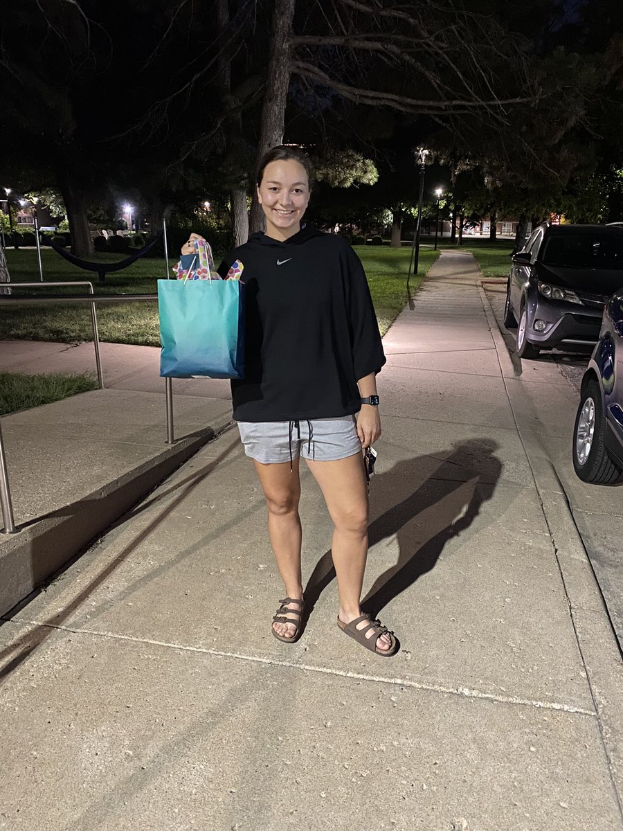 KWU Womens Basketball (@kwuwbb) on Twitter photo 🔊🎂🔊🎂🔊
ITS A CELEBRATION 👏👏 Bravo!
Today we want to wish <a href="/Syd_Leeper/">Sydney Leeper</a> a Happy Birthday 🎉🎁🎈🎊. As she Leaps into another year of greatness! We hope you enjoyed your day & the goodie bag! 🤫 don’t eat it all @ once #coyotesbdays #RollYotes #nextchapter 💜💛🐺🐾🏀🤘 🔊🎂🔊🎂🔊
ITS A CELEBRATION 👏👏 Bravo!
Today we want to wish <a href="/Syd_Leeper/">Sydney Leeper</a> a Happy Birthday 🎉🎁🎈🎊. As she Leaps into another year of greatness! We hope you enjoyed your day & the goodie bag! 🤫 don’t eat it all @ once #coyotesbdays #RollYotes #nextchapter 💜💛🐺🐾🏀🤘