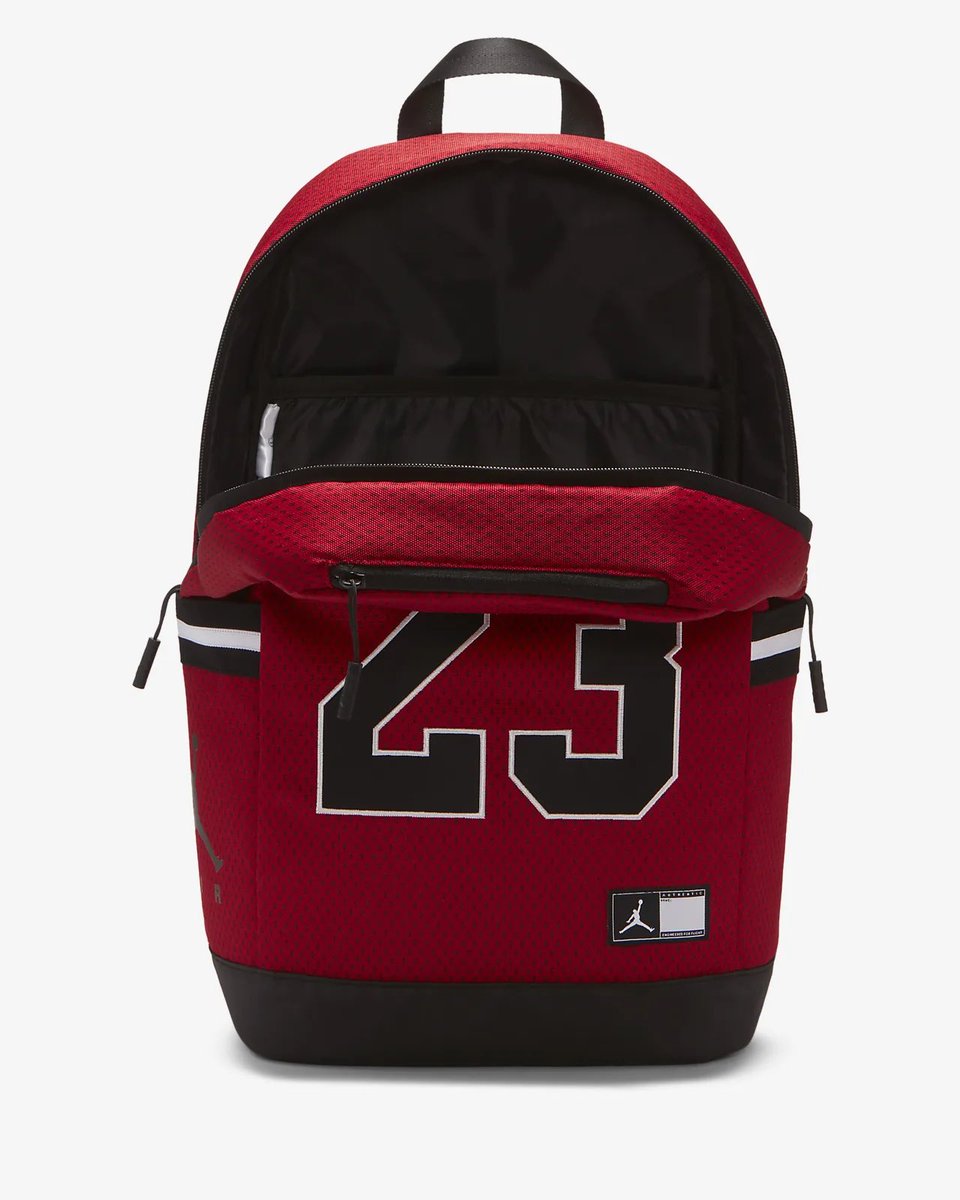 snkr_twitr's tweet photo. Jordan #23 Jersey Mesh Backpack ‘Gym Red’

https://t.co/tkwQMVZrC4

#AD https://t.co/hJSkGt29e2